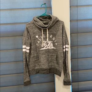 California Hoodie With Long Neck